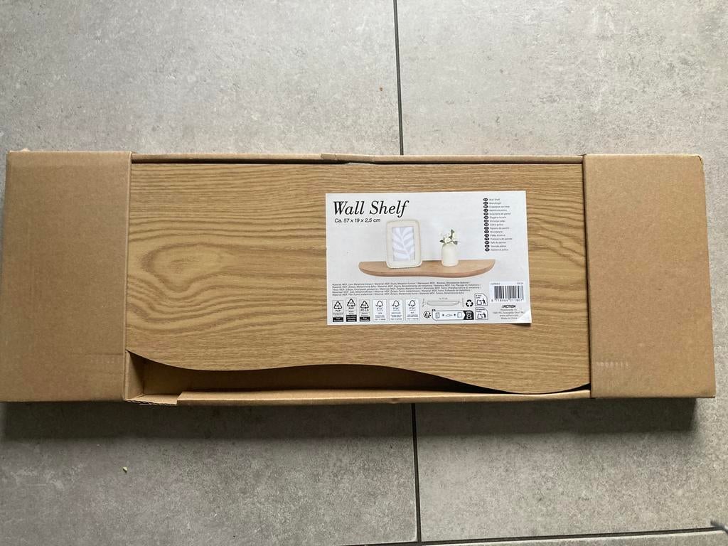Houten Wandplank Action, Huis en Inrichting, Ophalen, Nieuw