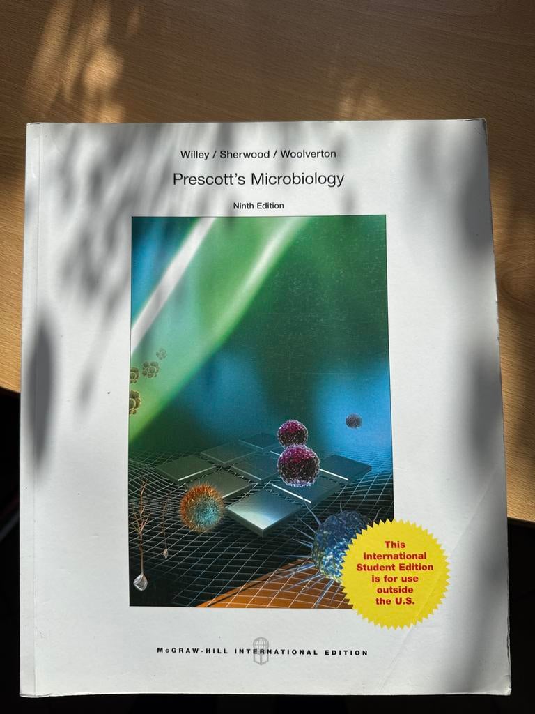 Prescott's Microbiology - 9th Edition, Boeken, Ophalen of Verzenden, Beta, Zo goed als nieuw, HBO
