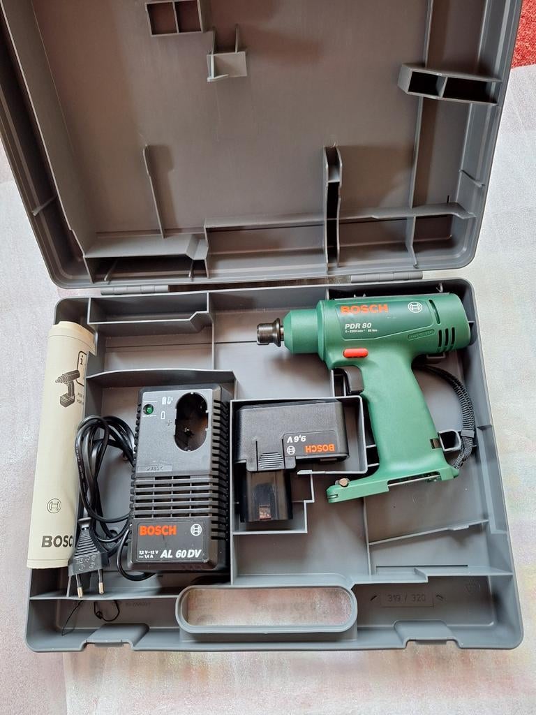 Bosch PDR 80 Schroef-Boormachine +Koffer.€15,00.. OPHALEN, Ophalen, Zo goed als nieuw, Boor- en Schroefmachine