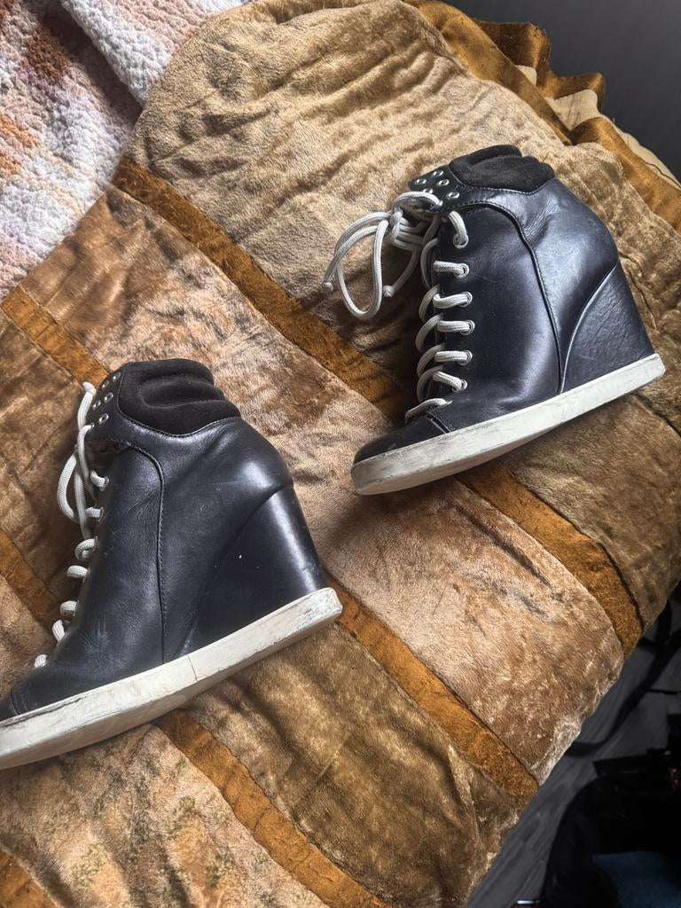 Cloe sleehak schoenen maat 37 - GTST gedragen, Zwart, Ophalen of Verzenden, Schoenen met hoge hakken, Gedragen