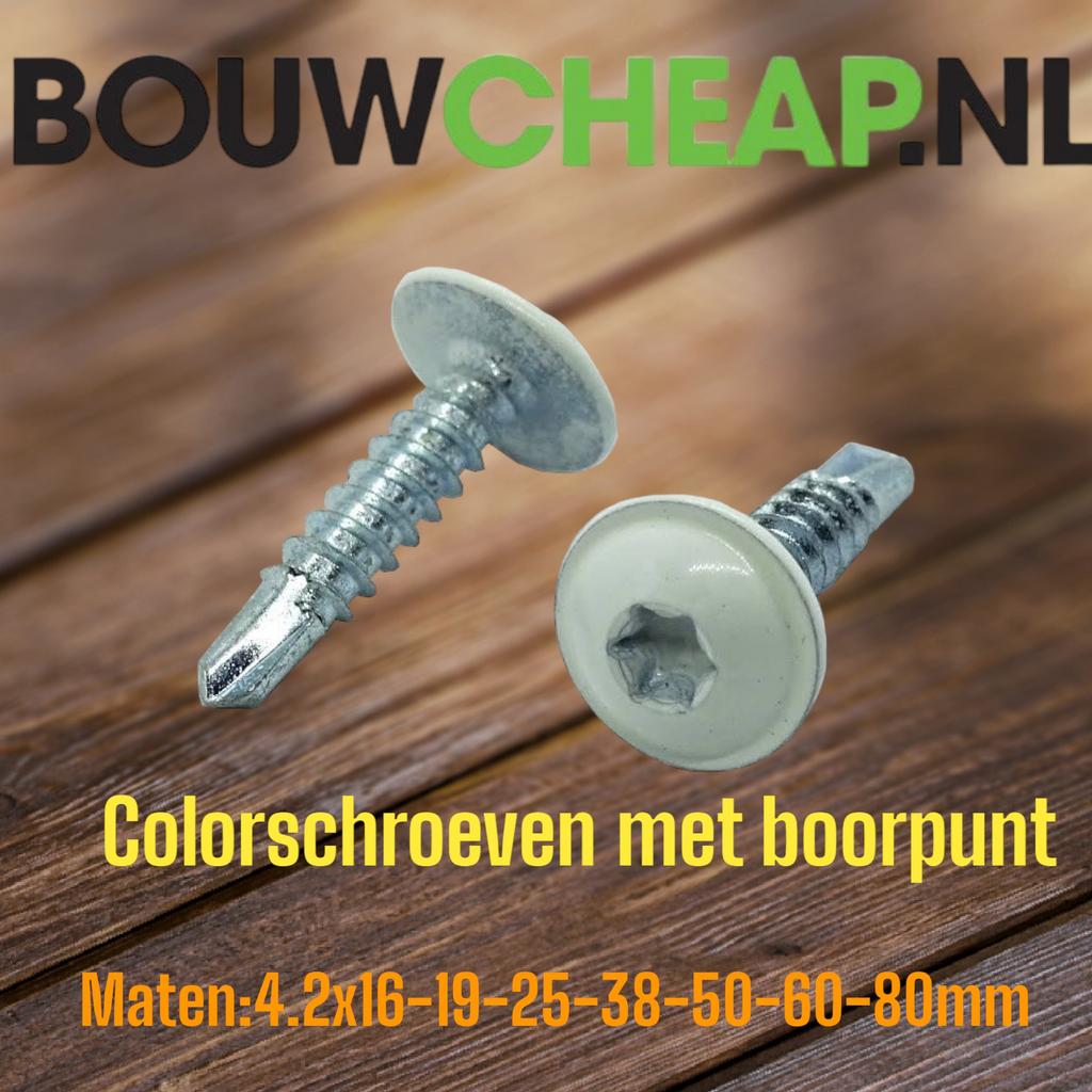 Trespaschroeven lengtes 25-32-38-50-60-70-80 en 100mm, Ophalen of Verzenden, Nieuw