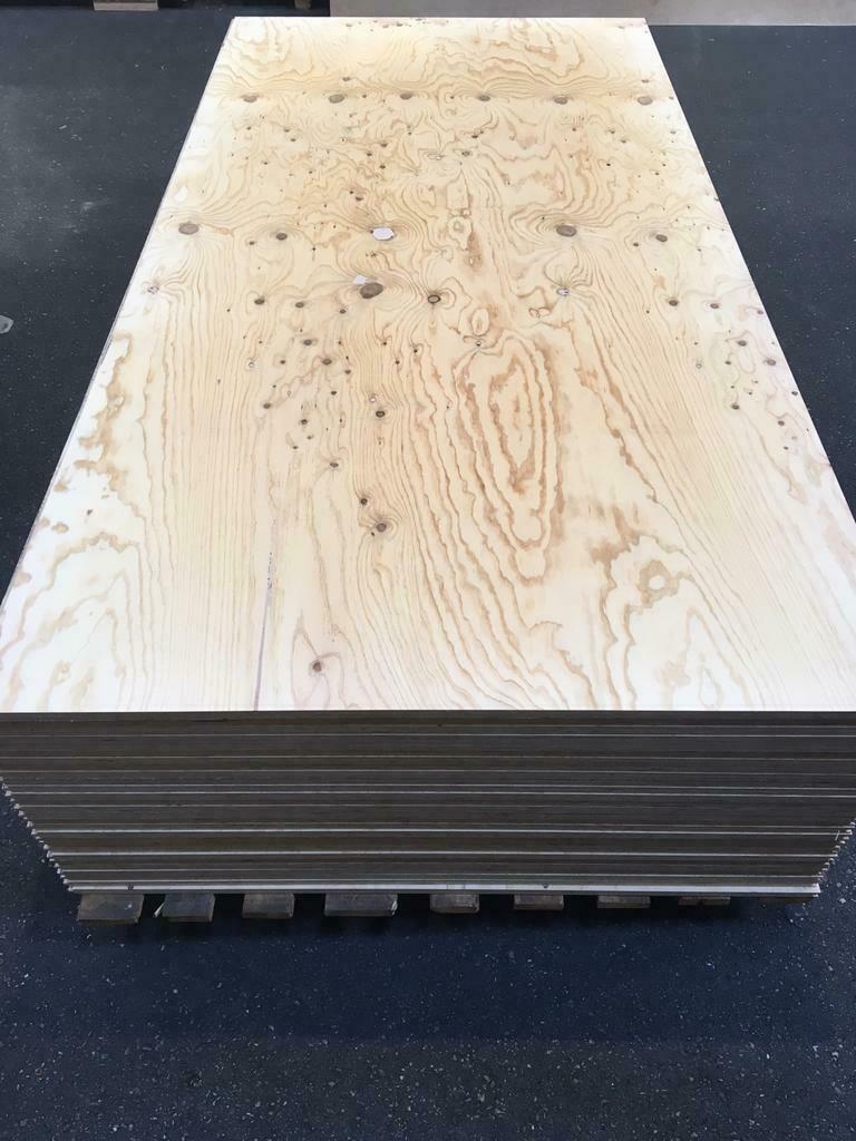 Radiata Pine multiplex Exterieur mooi & vlak 18mm, Doe-het-zelf en Verbouw, Platen en Panelen, Nieuw, Multiplex, Minder dan 20 mm