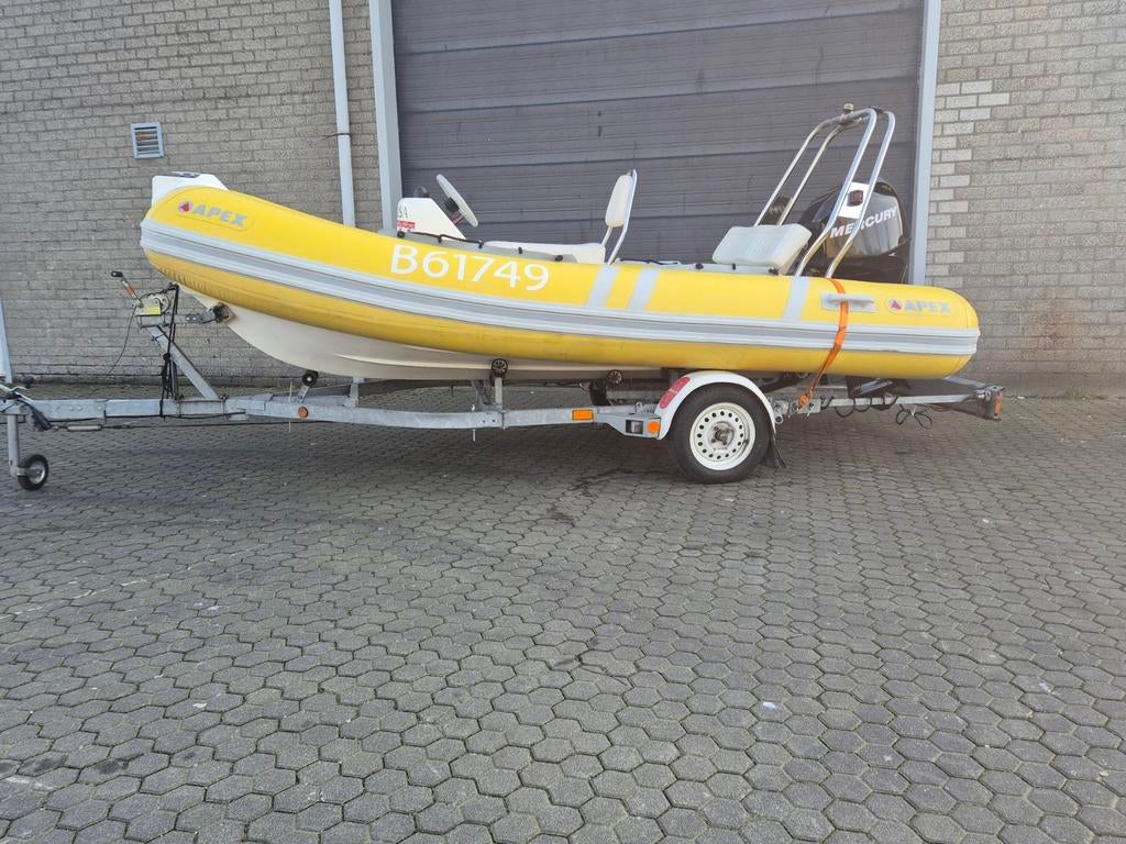 Apex 15 luxe rib, Watersport en Boten, Rubberboten, Ophalen, Zo goed als nieuw, Benzine, Overige materialen