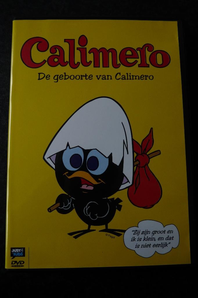 z.g.a.n dvd Calimero de geboorte van calimero, kids, Alle leeftijden, Ophalen of Verzenden, Zo goed als nieuw