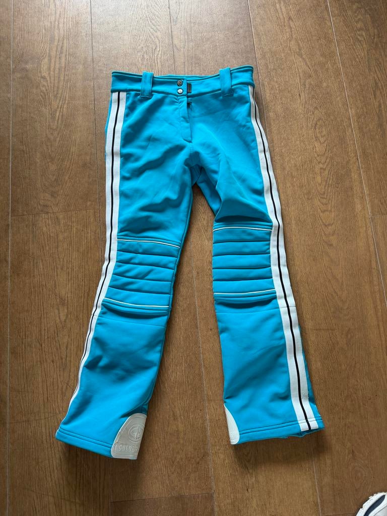 Goldbergh Pipa Skibroek Blauw Turquoise Wit Maat 40, Ophalen of Verzenden, Zo goed als nieuw, Maat 38/40 (M), Broek