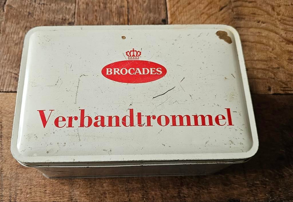 Vintage antieke verbanddoos. Leuk verzamelobject, Ophalen of Verzenden, Gebruikt, Overige