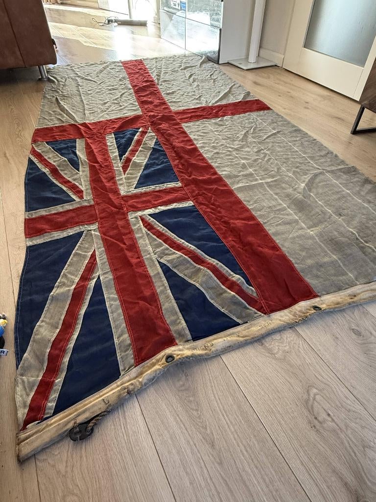 WW2 period Royal Navy vlag, Ophalen of Verzenden, Marine, Engeland, Vlag of Vaandel