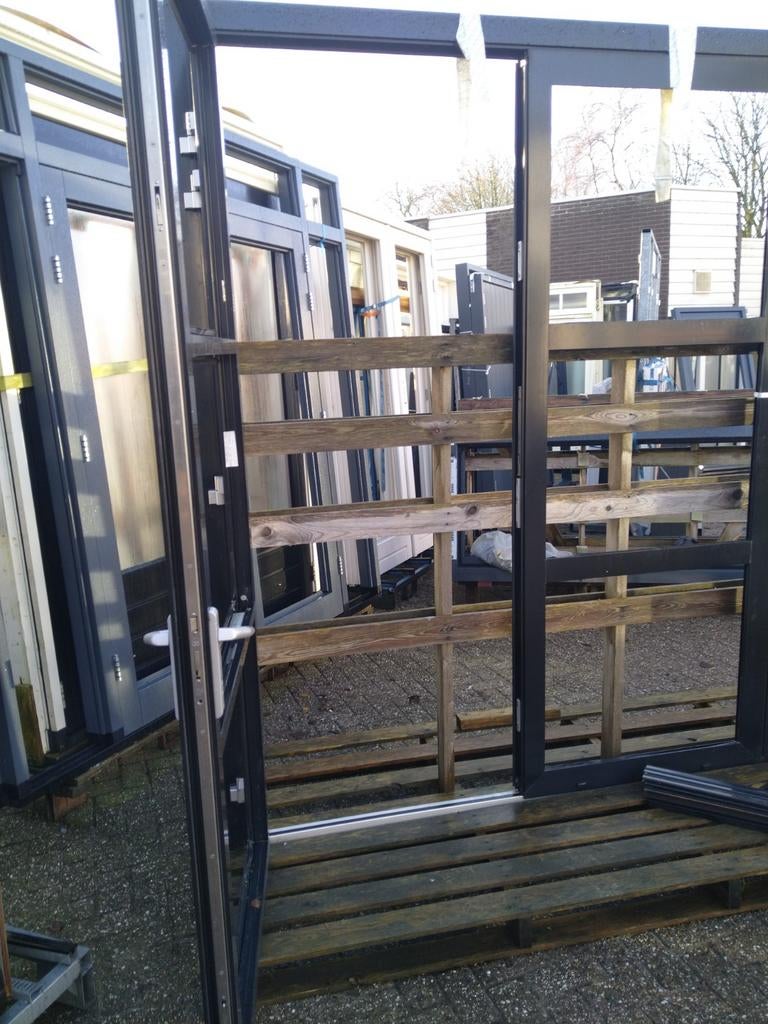 Aluminium harmonica pui, Doe-het-zelf en Verbouw, Deuren en Horren, Nieuw, Ophalen of Verzenden, Buitendeur, Metaal