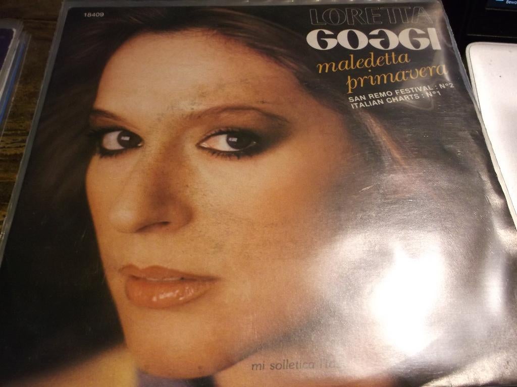loretta Goggi Maledetta primavera 182, Gebruikt, 7 inch, Single, Ophalen of Verzenden