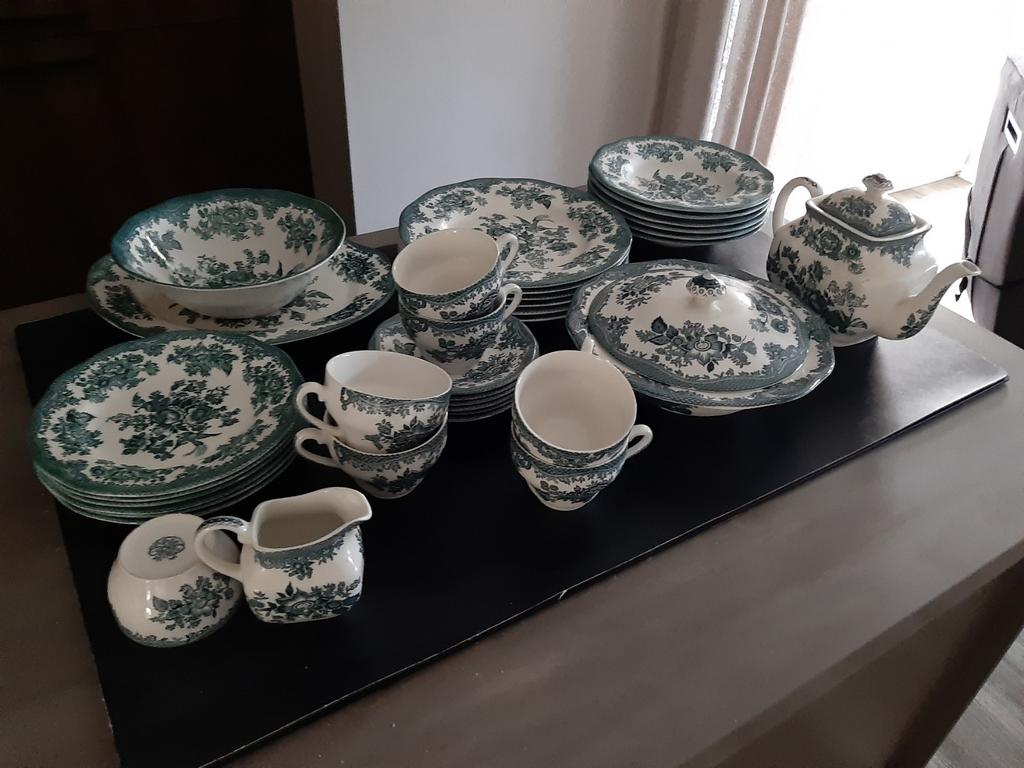 Antiek Enoch Wedgwood Tunstall Servies, Ophalen