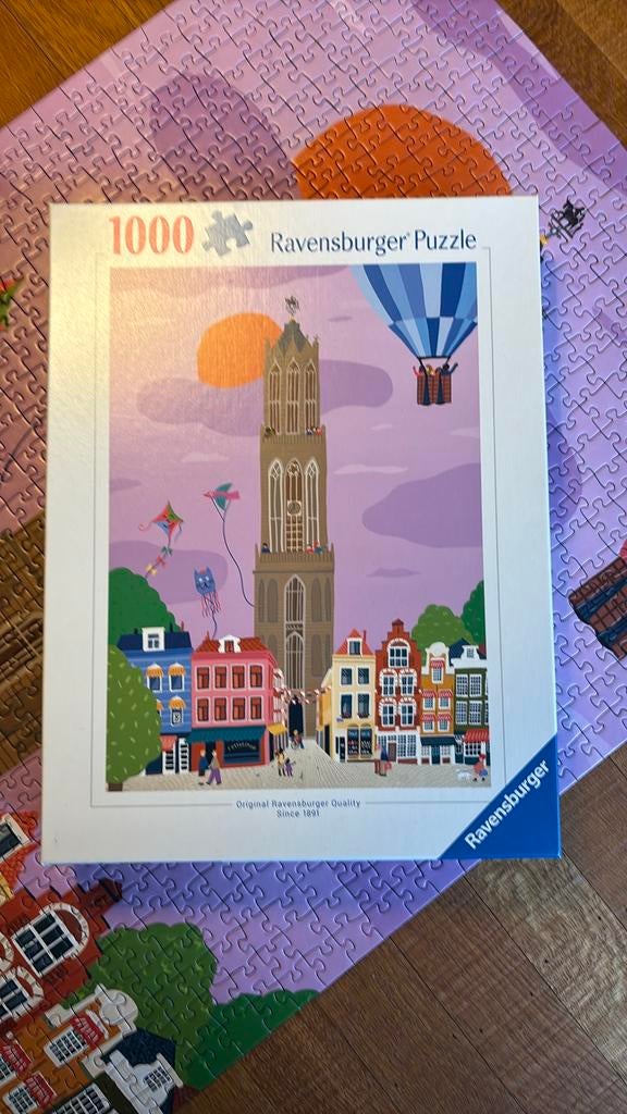 Achter de Dom 1000 stuks, Hobby en Vrije tijd, Ophalen of Verzenden, Zo goed als nieuw