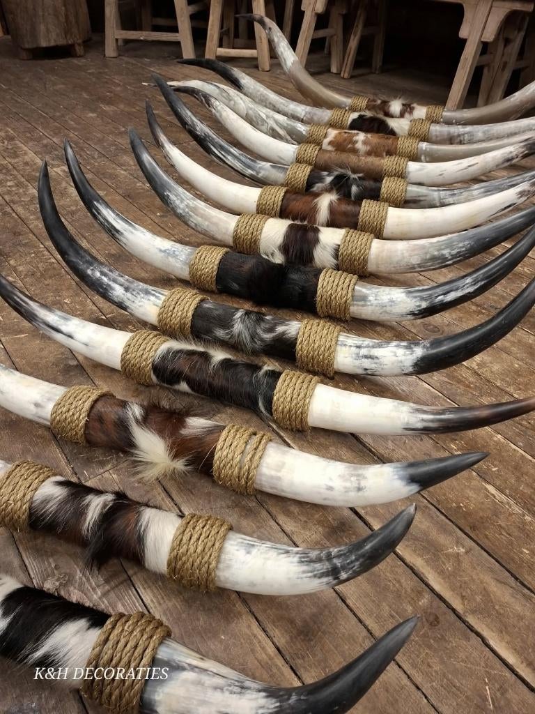 bullbars longhoorn western koeienhoorns gewei koeienhuid, Ophalen, Nieuw