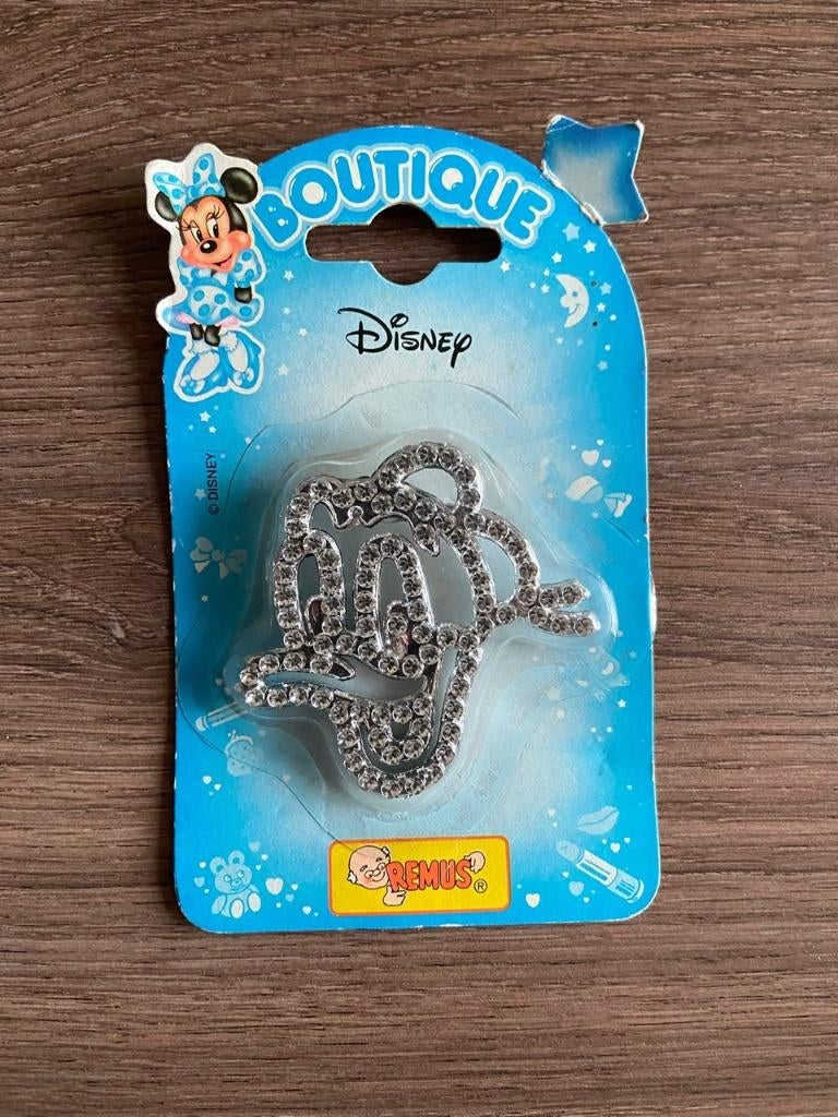 Broche Boutique Strass Donald Duck 6 cm NIEUW, Ophalen of Verzenden, Donald Duck, Nieuw, Overige typen