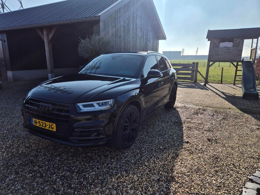 Audi Q5 2.0 Tfsi Quattro 320pk S Tronic 2018 Zwart, Auto's, Audi, Automaat, 4 cilinders, 320 pk, Zwart