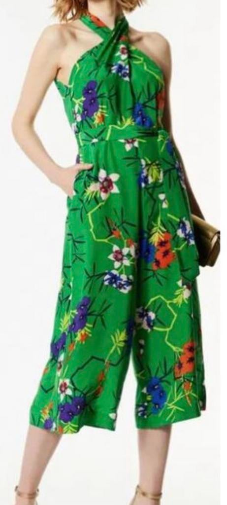 Karen Millen Zijden Jumpsuit 100% silk Maat S, Ophalen of Verzenden, Nieuw, Maat 36 (S), Overige kleuren