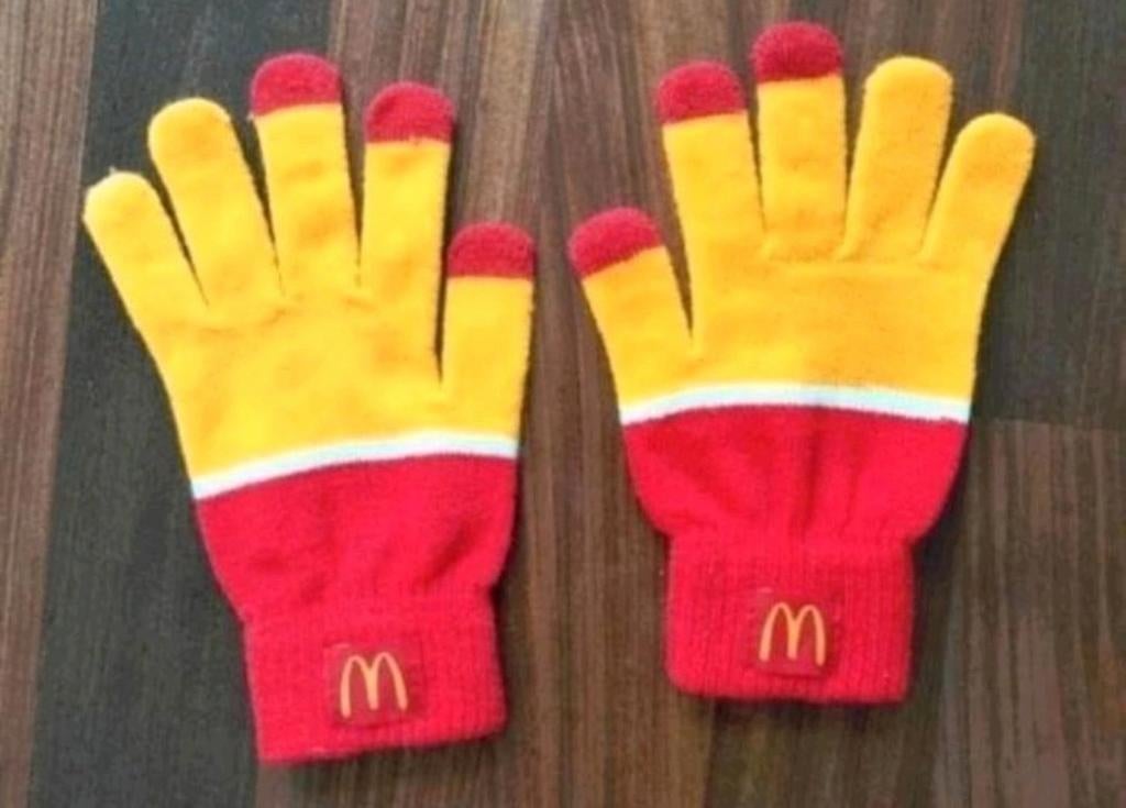 McDonald's handschoenen (geel, rood), Ophalen of Verzenden, Nieuw, Gebruiksvoorwerp