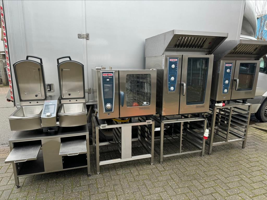 Rational combisteamer variocooker electrisch gas groot/klein, Ophalen of Verzenden, Gebruikt