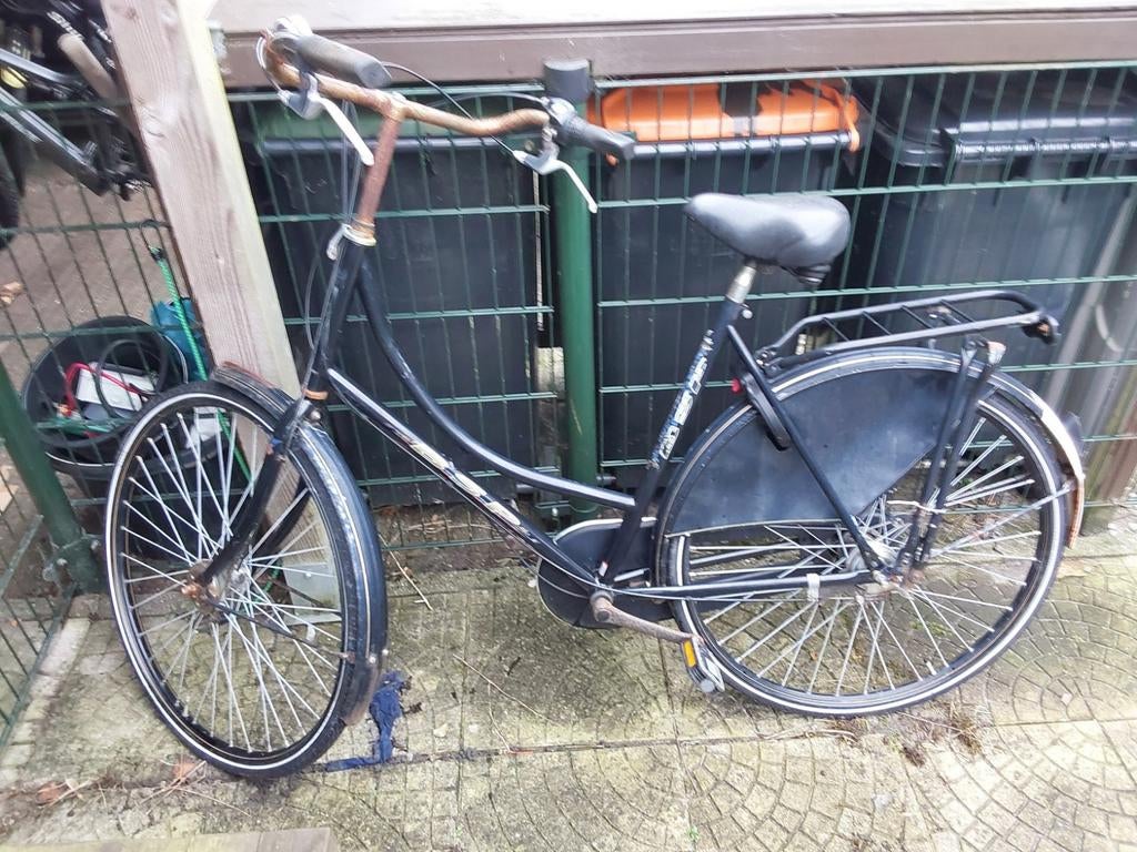 Omafiets - stationsfiets/kroegenfiets, Fietsen en Brommers, Fietsen | Dames | Omafietsen, Ophalen, Onbekend, Versnellingen, 53 tot 56 cm