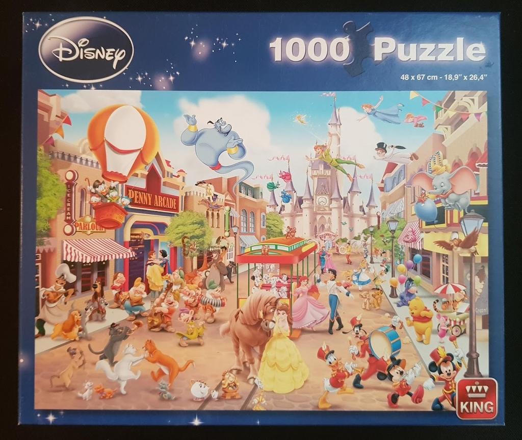 Disneyland Puzzel 1000 Stukjes - Compleet!, Hobby en Vrije tijd, Denksport en Puzzels, Ophalen of Verzenden, 500 t/m 1500 stukjes