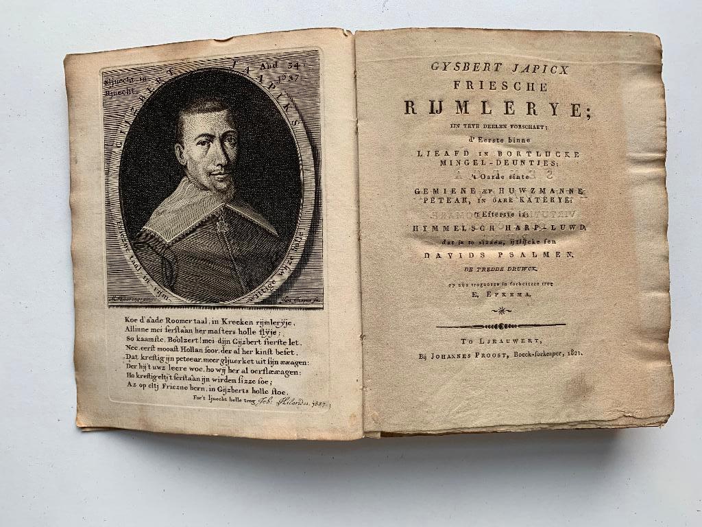 Friesche Rijmlerye Gijsbert Japicx 1821, Ophalen of Verzenden