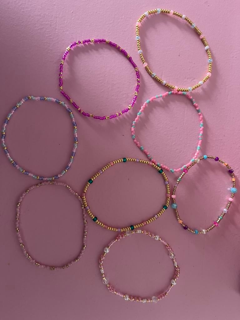Zelfgemaakte armbandjes, Sieraden, Tassen en Uiterlijk, Armbanden, Ophalen of Verzenden, Nieuw, Overige materialen