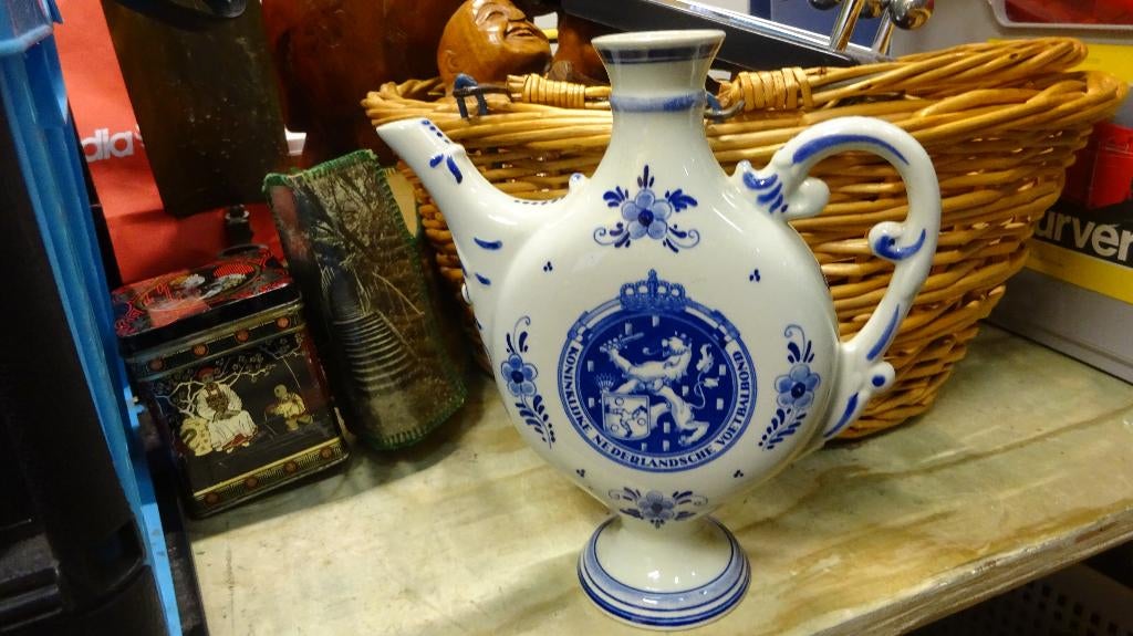 Delfts blauw kruikje KNVB, Antiek en Kunst, Antiek | Vazen, Ophalen of Verzenden