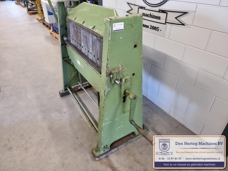 Vingerzetbank JORG 1020x2mm hogesegmenten 21cm gebruikt, Ophalen, Gebruikt