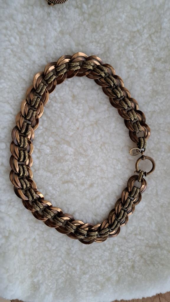 Ketting Ermani Bulatti, Sieraden, Tassen en Uiterlijk, Ophalen of Verzenden, Gebruikt, Goud, Overige materialen