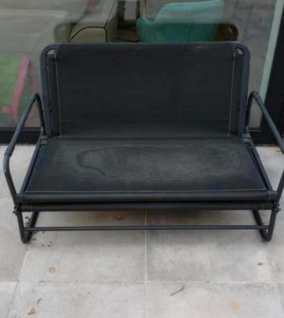 Tuinbank 125 cm breed ook als breed ligbed te gebruiken zie, Ophalen of Verzenden