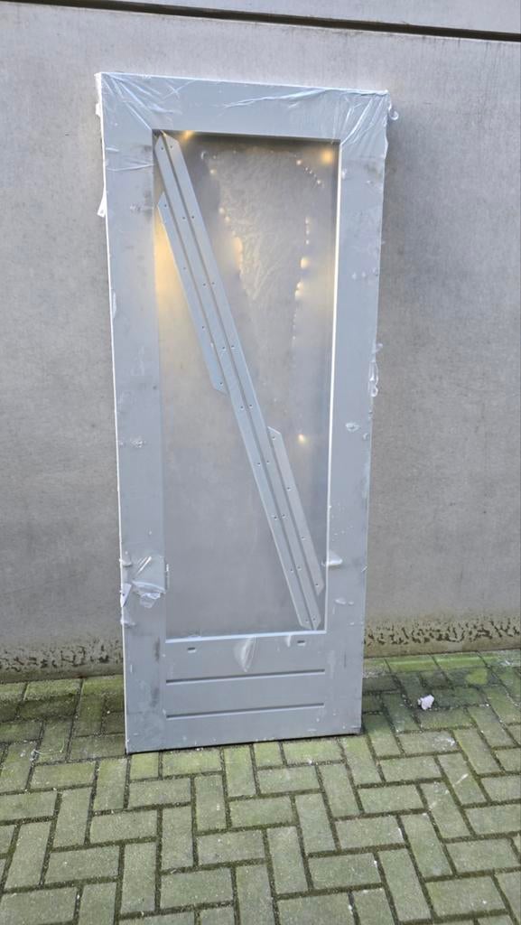 Buitendeur / Achterdeur nieuw hardhout 83 x 211.5 bw 40 cm, Ophalen of Verzenden, Nieuw, Buitendeur, 200 tot 215 cm