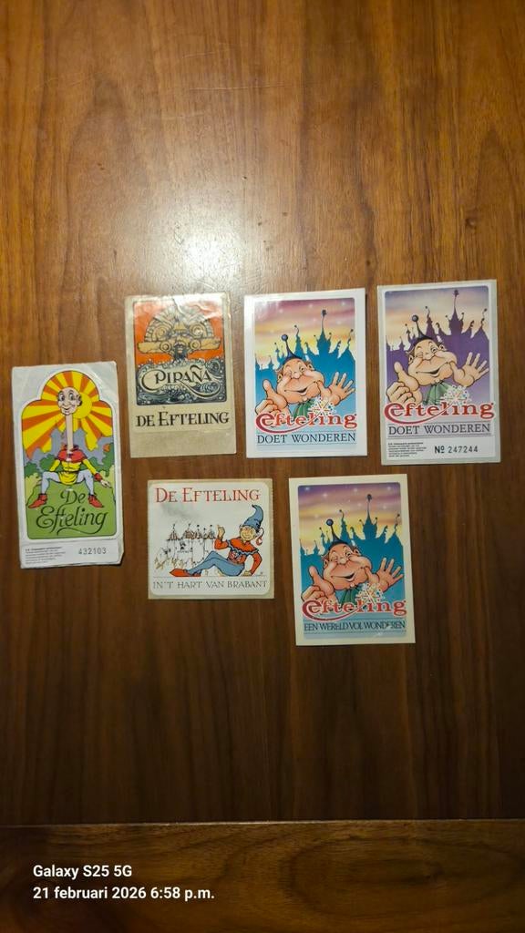 Oude stickers van de Efteling, Verzamelen, Ophalen of Verzenden
