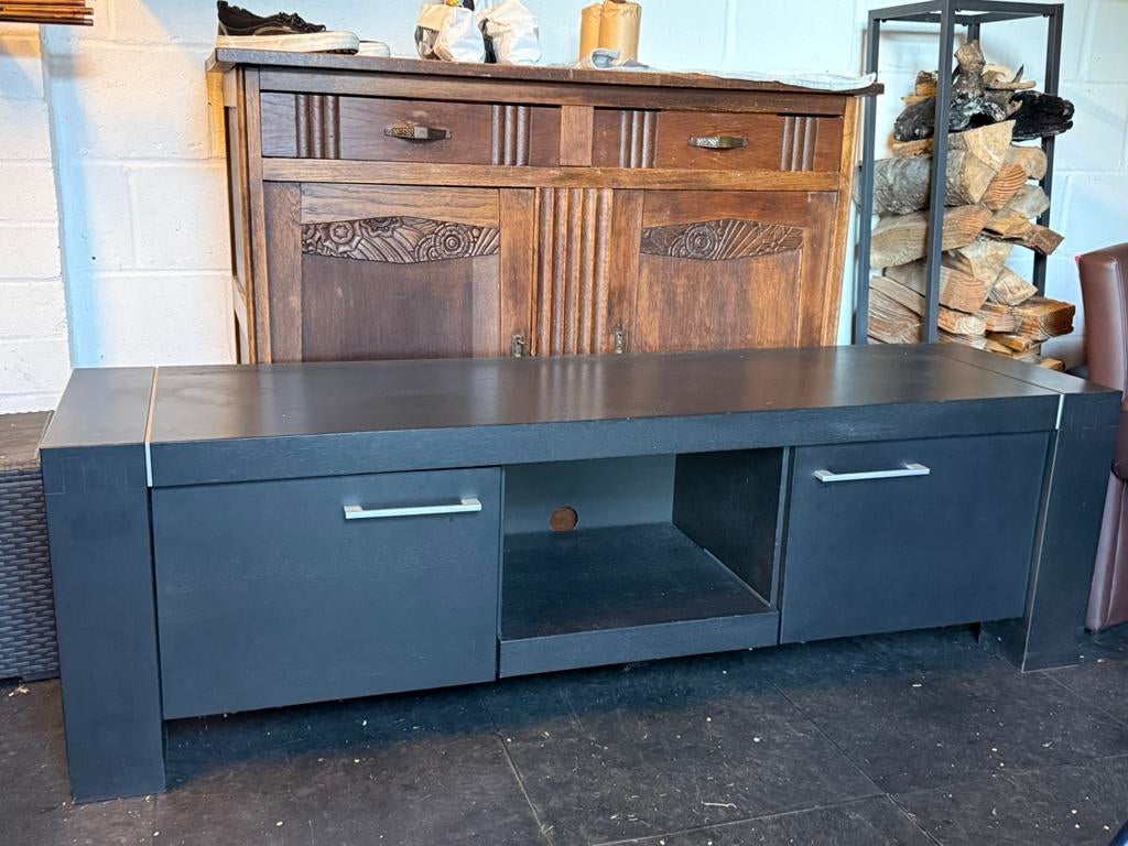Tv meubel goossens, Ophalen, 150 tot 200 cm, Zo goed als nieuw, Minder dan 100 cm