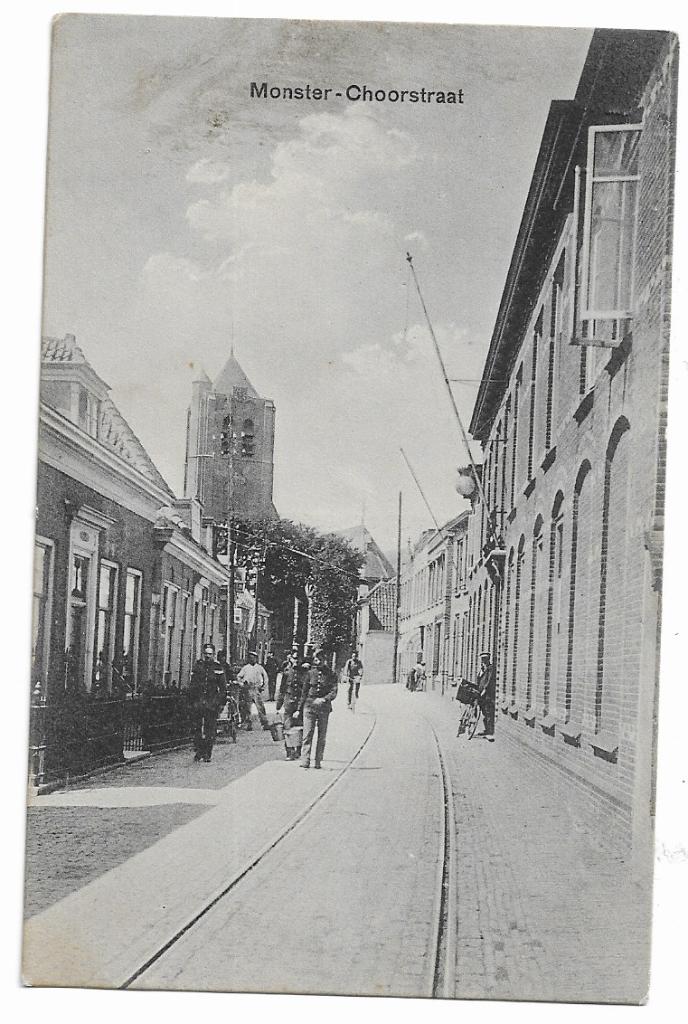 Monster, Choorstraat, Ophalen of Verzenden, 1940 tot 1960, Ongelopen, Zuid-Holland