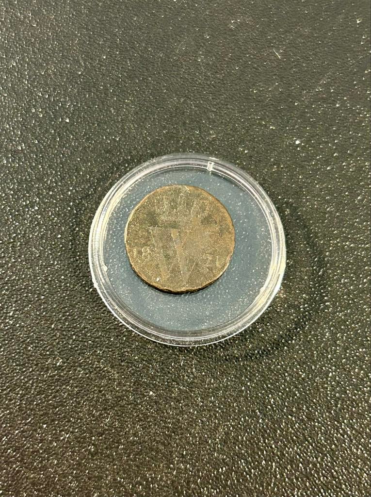 Halve cent 1821 zeldzaam, Postzegels en Munten, Munten | Nederland, Ophalen of Verzenden, Koning Willem I, Overige waardes, Losse munt