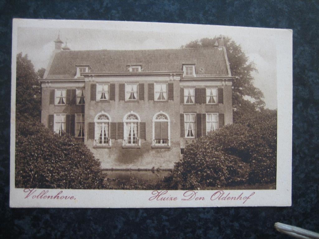 VOLLENHOVE Huize Den Oldenhof 1947, Ophalen of Verzenden, 1940 tot 1960, Overijssel