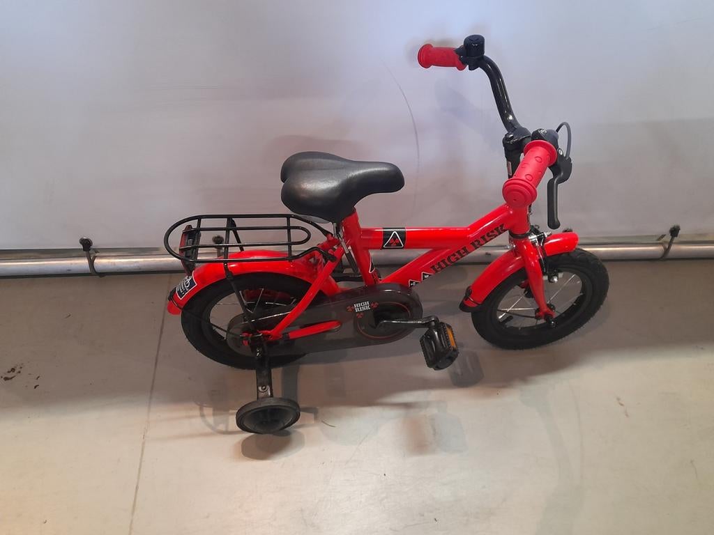 Jongensfiets,BFK,High risk,12.5 inch,Zijwieltjes, BFK, Ophalen of Verzenden, Handrem, Nieuw