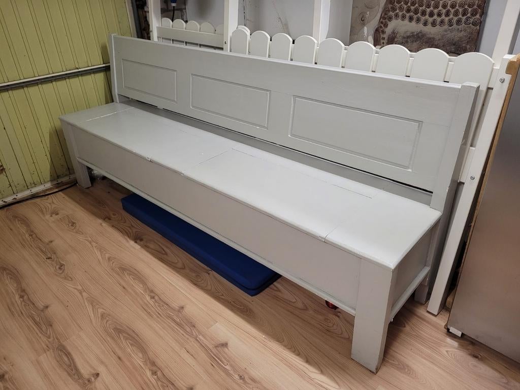 Leuke klepbank met opbergruimte, Ophalen, Gebruikt, 50 tot 75 cm, 125 cm of meer