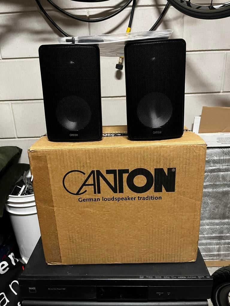 Canton Speakers - Uitstekende Geluidskwaliteit, Audio, Tv en Foto, Luidsprekers, Gebruikt, Front, Rear of Stereo speakers, Minder dan 60 watt