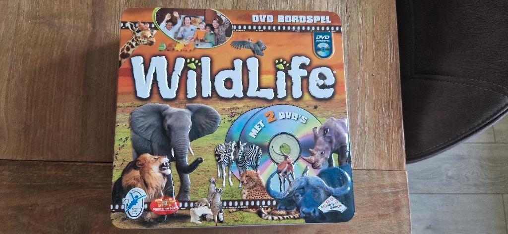 Bordspel Wildlife + dvd, Hobby en Vrije tijd, Gezelschapsspellen | Bordspellen, Een of twee spelers, Ophalen, Zo goed als nieuw