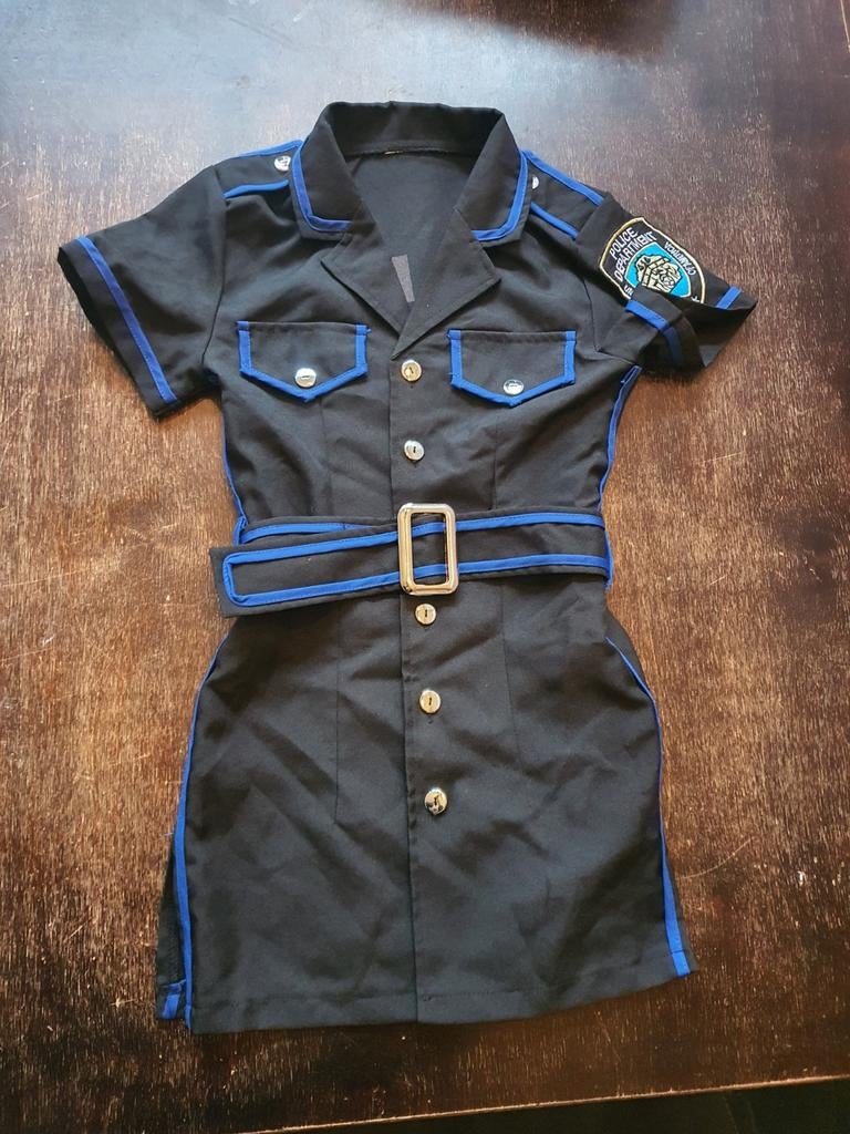 Politiejurkje meisjes 128, Ophalen of Verzenden, Zo goed als nieuw, 122 t/m 128, Meisje