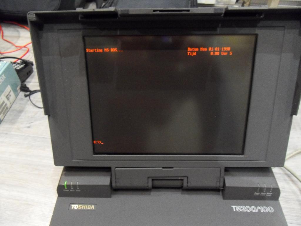 Toshiba T5200/100 Vintage Portable PC 1989, Ophalen, Toshiba