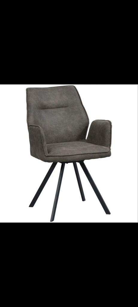 4 Leen Bakker Raffy Eetkamerstoelen - Zo Goed Als Nieuw!, Huis en Inrichting, Ophalen, Zo goed als nieuw, Vier, Stof