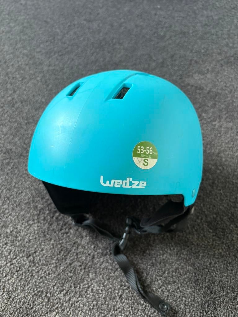 Wedze Skihelm Blauw Kind 53-56, Gebruikt, Overige typen, Skiën, Minder dan 100 cm