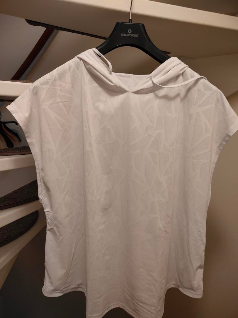 Nieuwe sportshirt met capuchon, Kleding | Dames, T-shirts, Wit, Maat 46/48 (XL) of groter, Nieuw, Ophalen of Verzenden