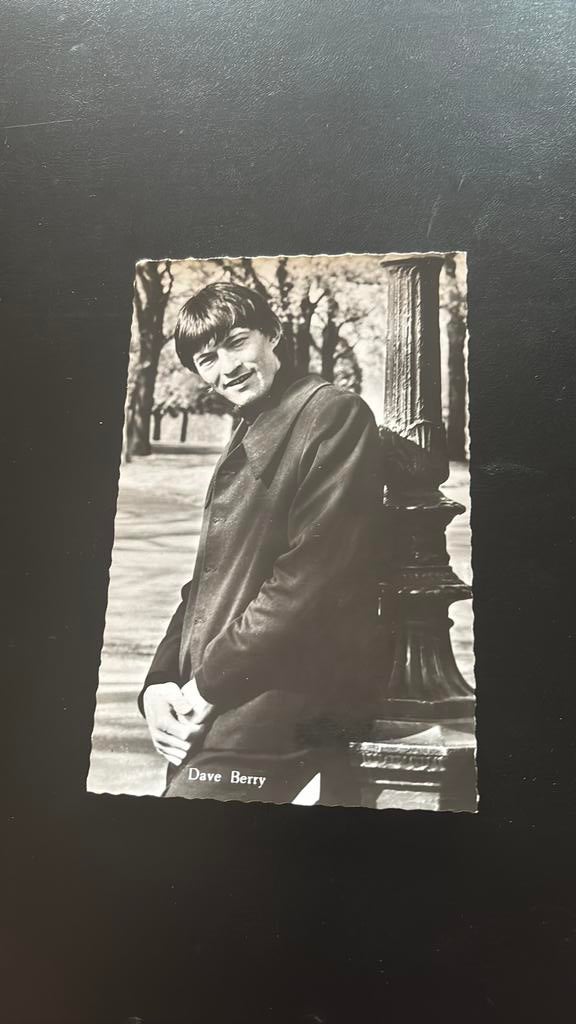 DAVE BERRY 1965 "This strange effect" Originele kaart, Verzenden, 1980 tot heden, Ongelopen, Sterren en Beroemdheden