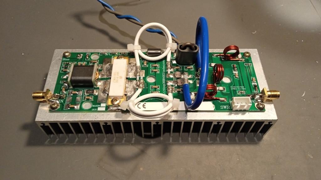 Eindtrap FM- 150-200W - Originele MRF9180 - met koelplaat, Ophalen of Verzenden