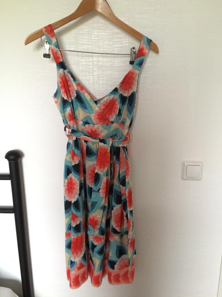 Griekse jurk Summertime by Raxevsky xs 34 rood blauw roze, Blauw, Summertime, Ophalen of Verzenden, Zo goed als nieuw