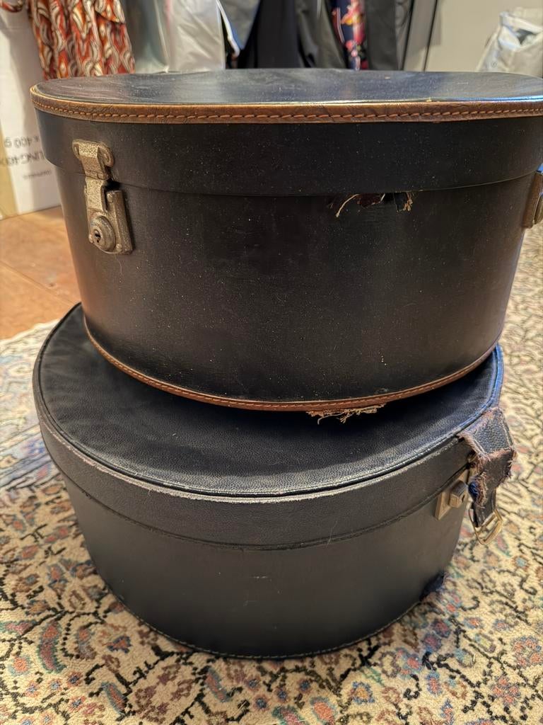 Vintage 1940 1950 hoedendozen 2x, Ophalen