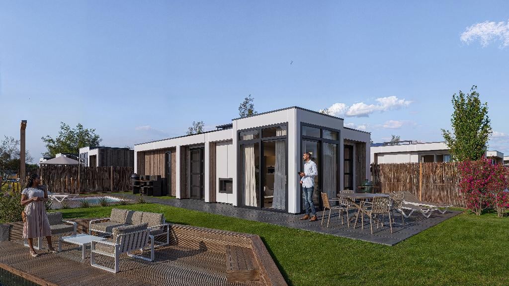 Zeer luxe en duurzame Recreatievilla, Huizen en Kamers, 2 slaapkamers, Verkoop zonder makelaar, 69 m², Zuid-Holland