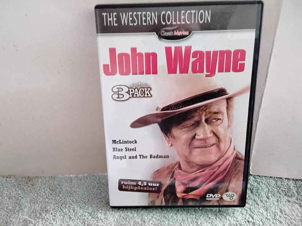 THE  WESTERN COLLECTION  RUIM  4,5 UUR   JOHN WAYNE  3 PACK, Ophalen of Verzenden, Zo goed als nieuw
